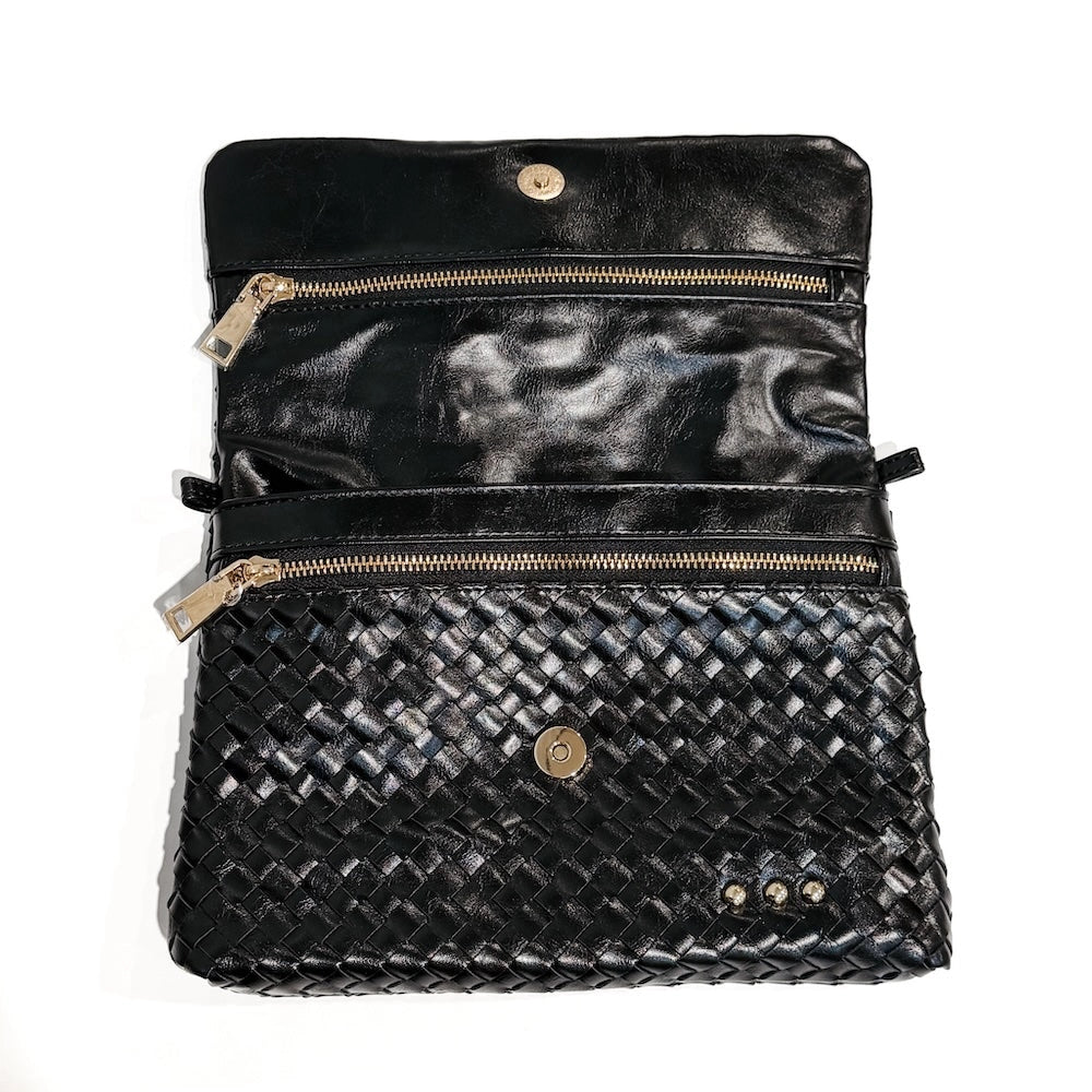 Wrenlee Woven Flap Crossbody | Multiple Colors