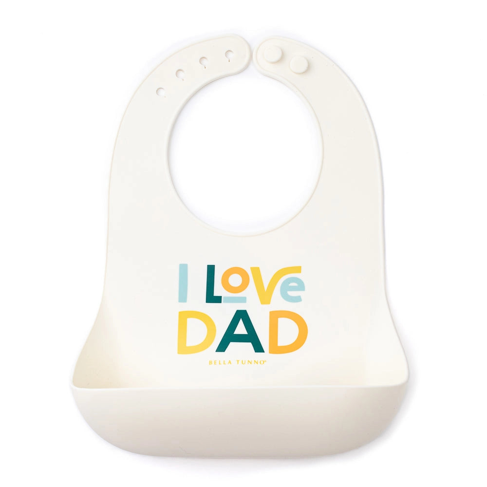 I Love Dad Bib