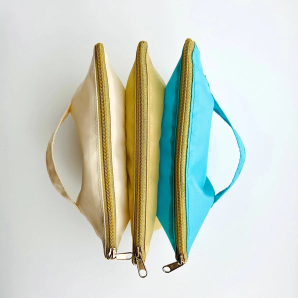 Accordion Cosmetic Pouch | Travel Bag - Blue