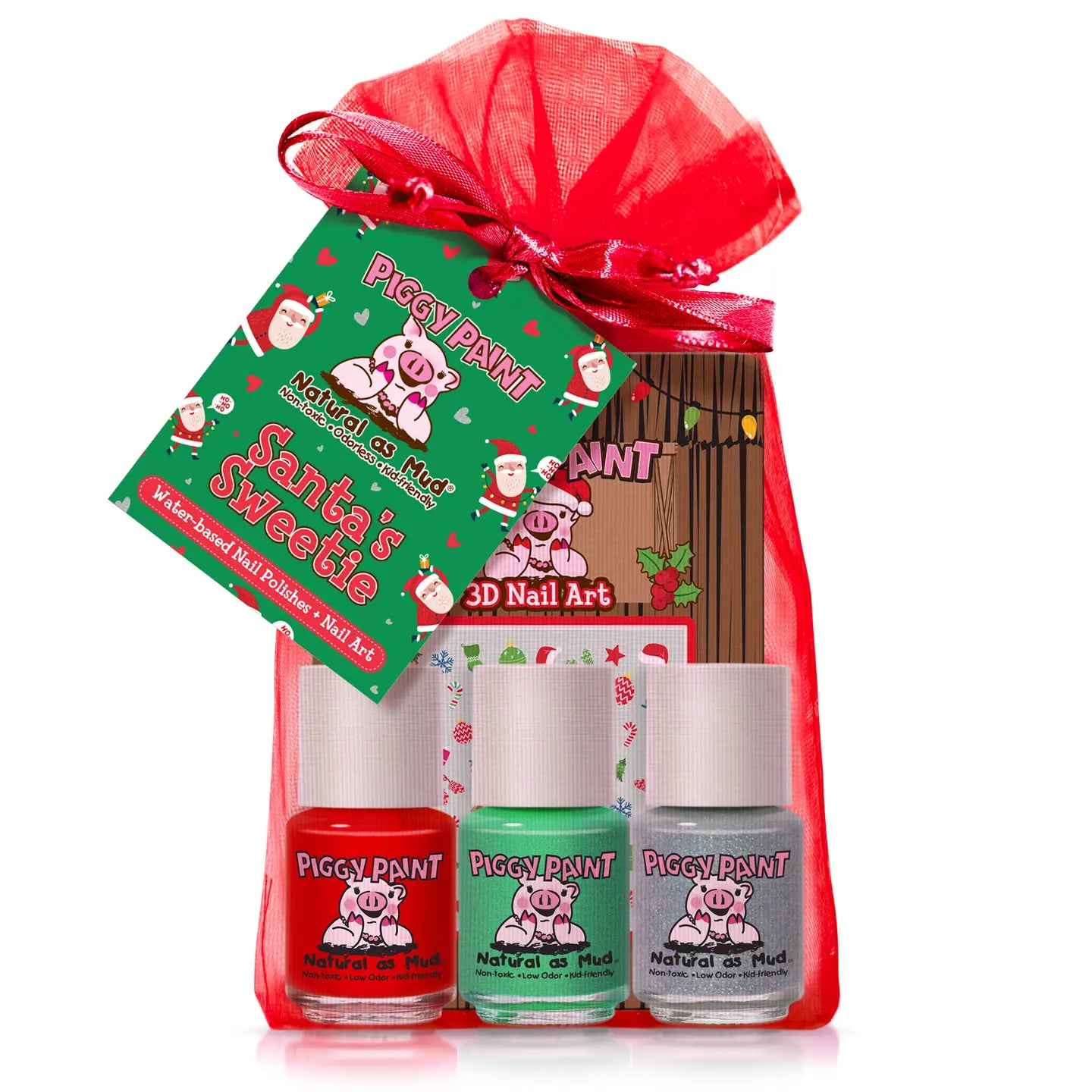 Santa's Sweetie Non-Toxic Kids Nail Polish Set