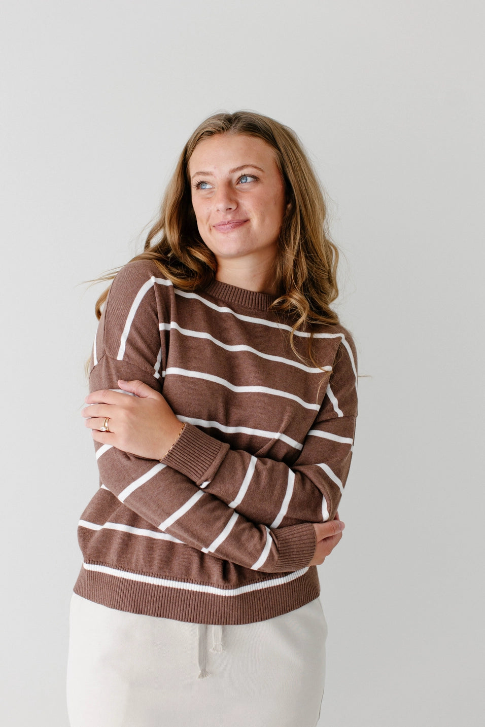 Classic Stripe Cotton Sweater
