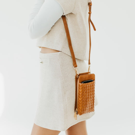 Woven Double Duty Phone Bag - Multiple Colors
