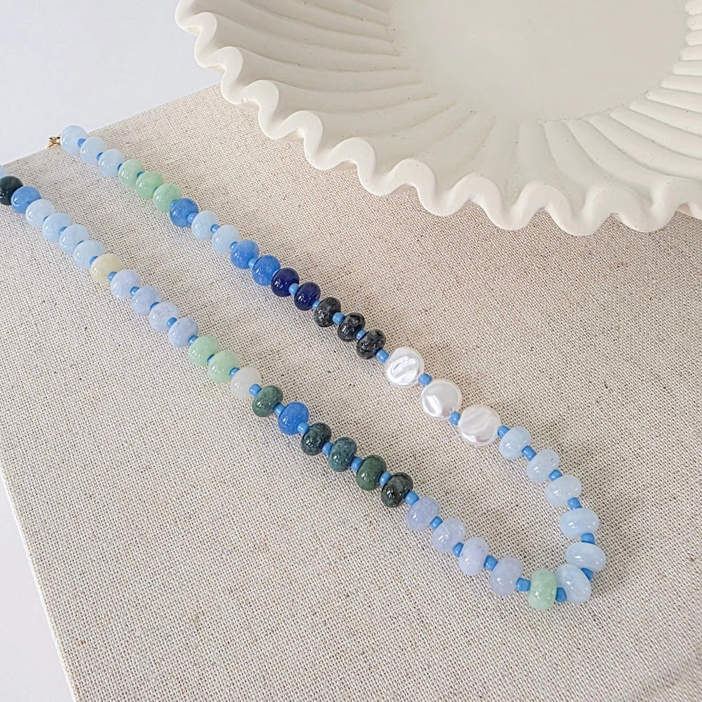 Ombre Beaded Necklace - Waterproof | Multiple Colors