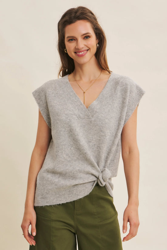 Recycled Blend Oversized Sweater Vest