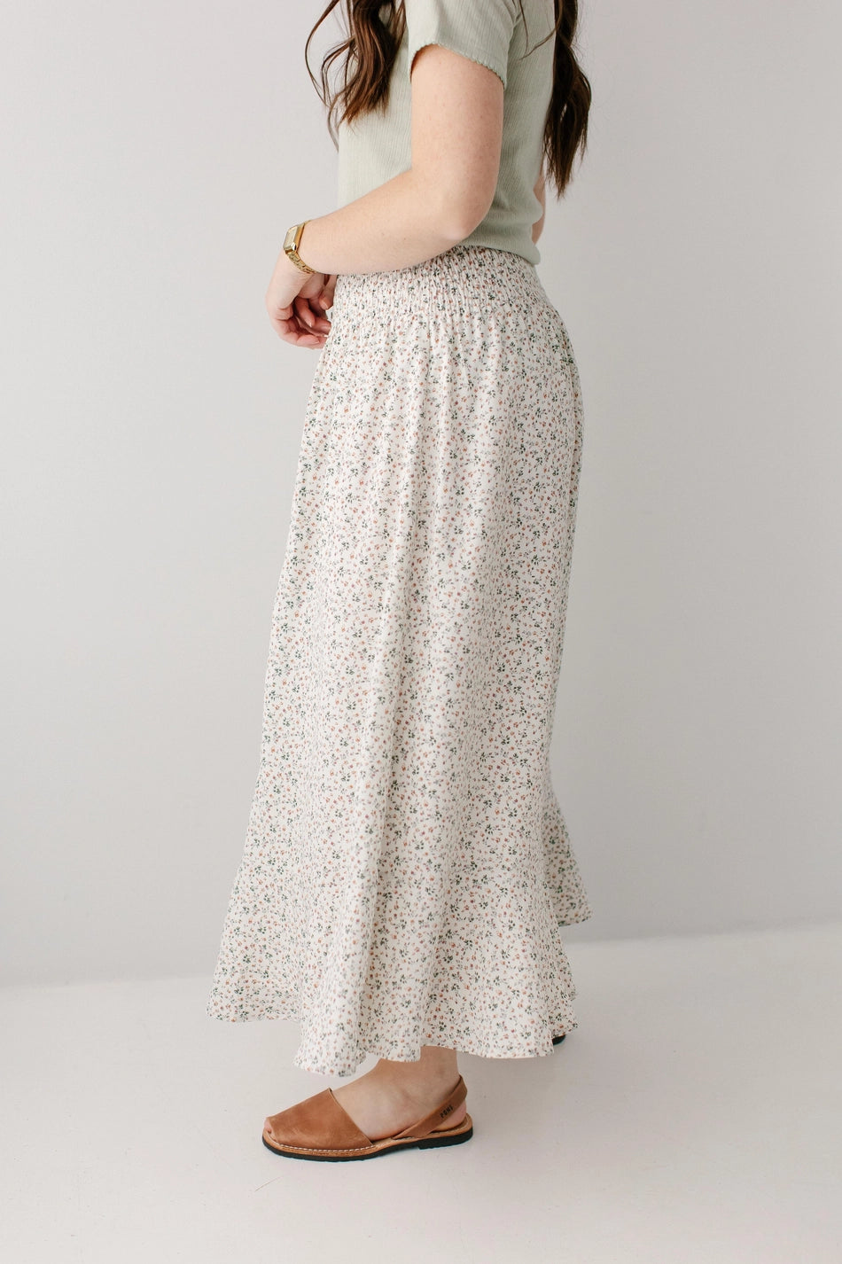 Ditsy Floral Maxi Skirt