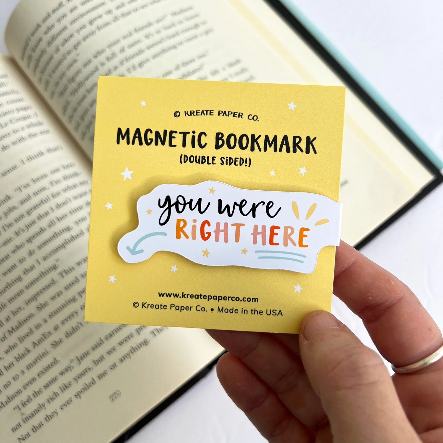 Magnetic Bookmark - You Were Here