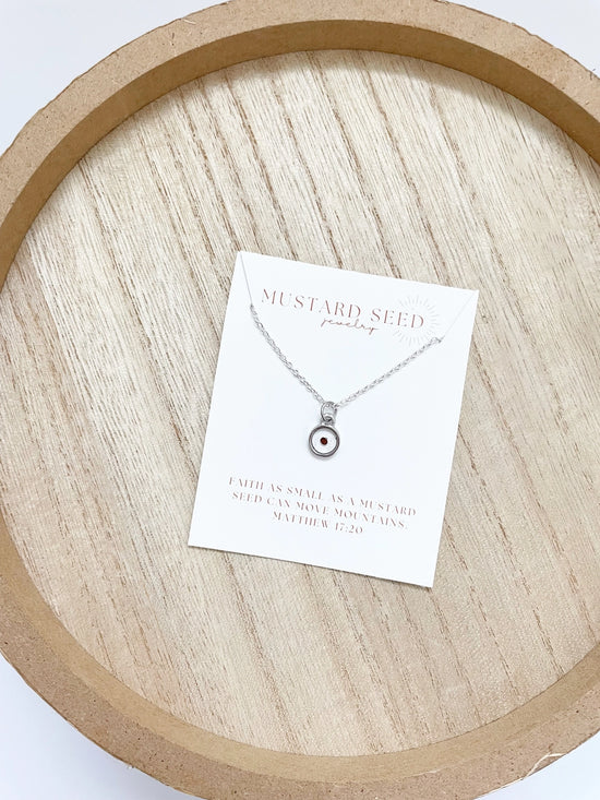 Mustard Seed Necklace | Silver