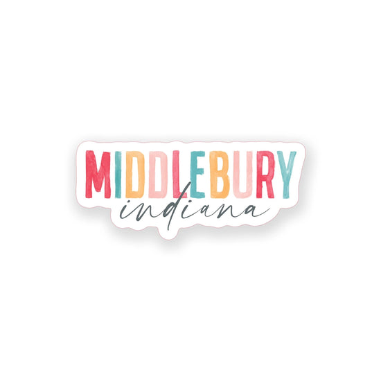 Middlebury, IN Sticker