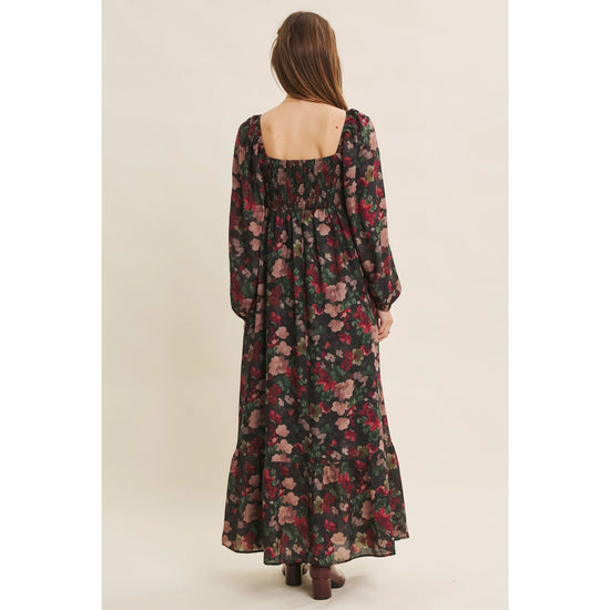 Love Letter To Autumn Floral Maxi Dress