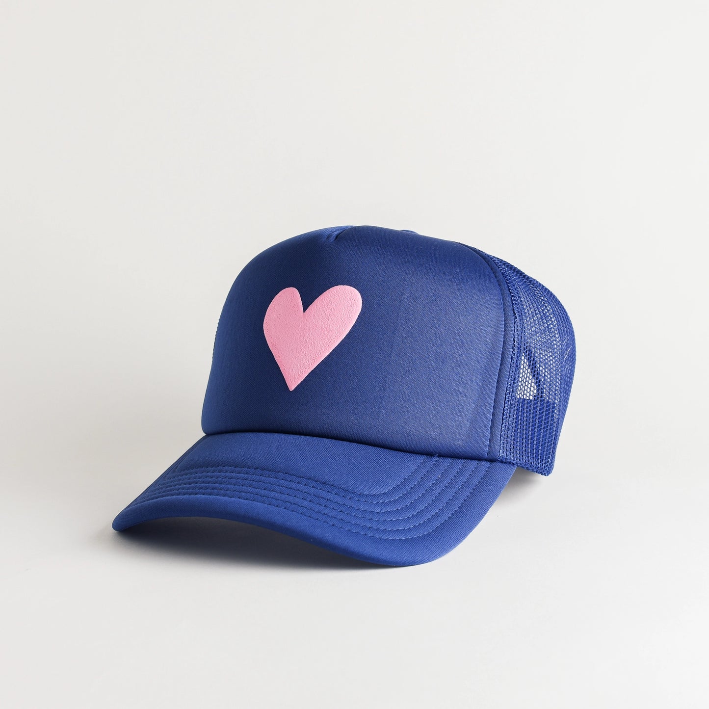 Heart Blue Trucker Hat