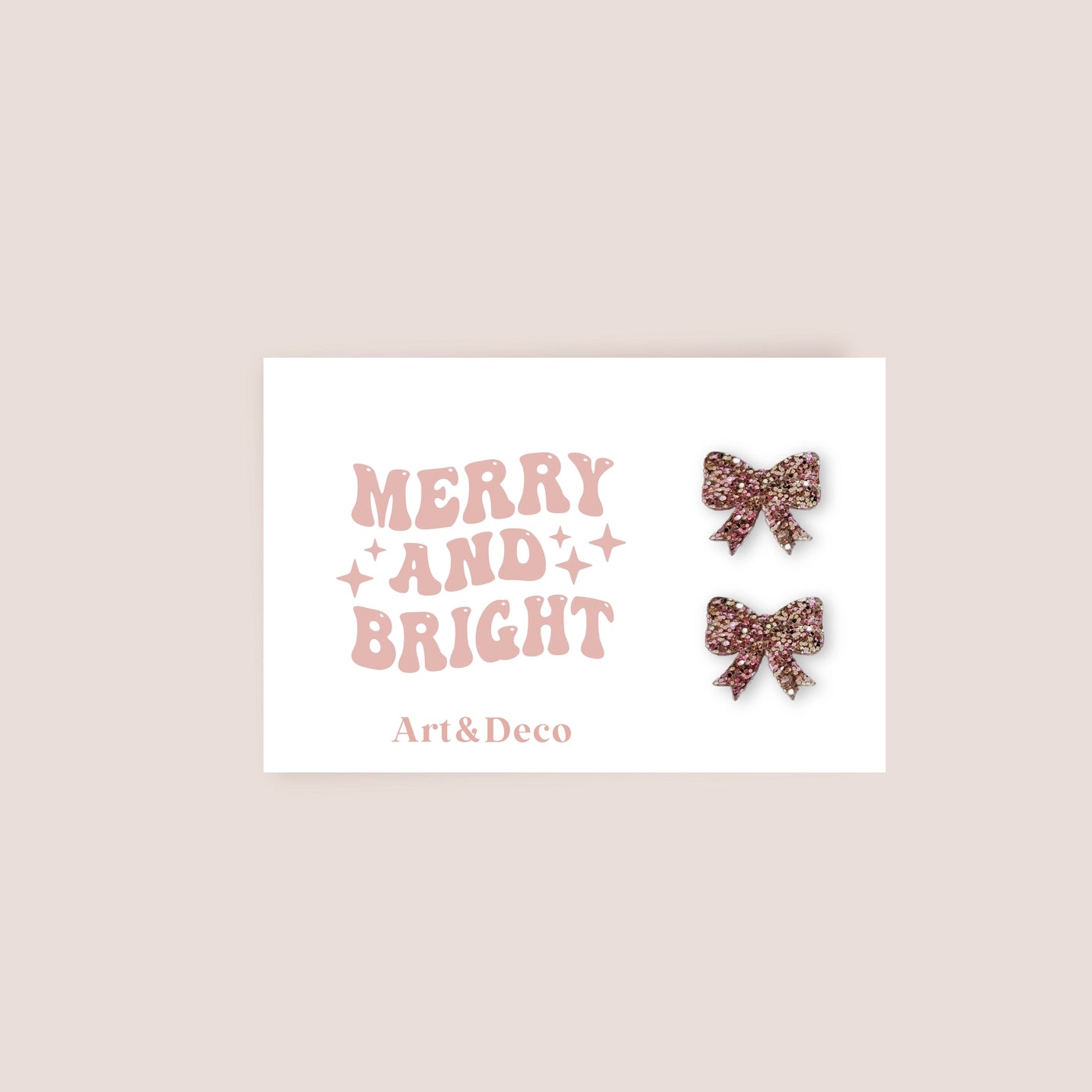 Art & Deco Holiday Earrings - Multiple Options