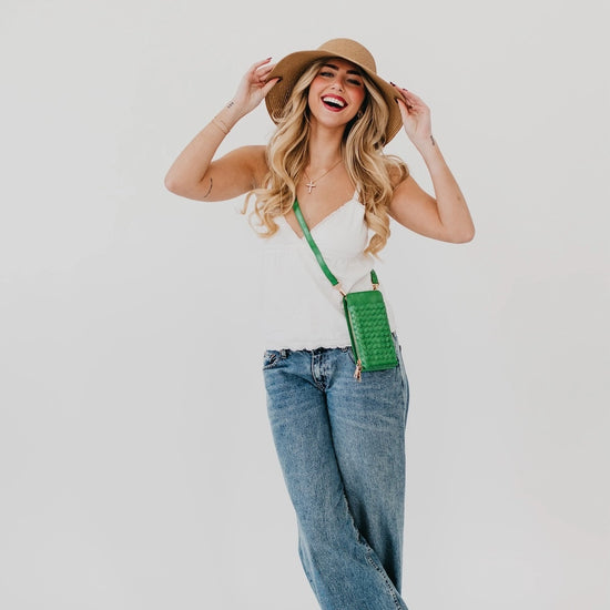 Woven Double Duty Phone Bag - Multiple Colors