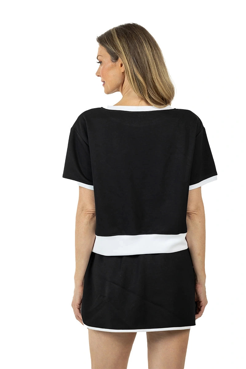 Black & White Scuba Skort