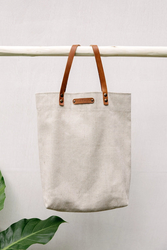 Ivory Canvas Tote