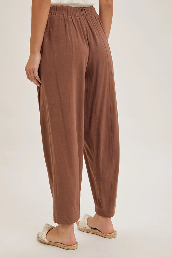 Relaxed Barrel Pants with Pockets | Coco