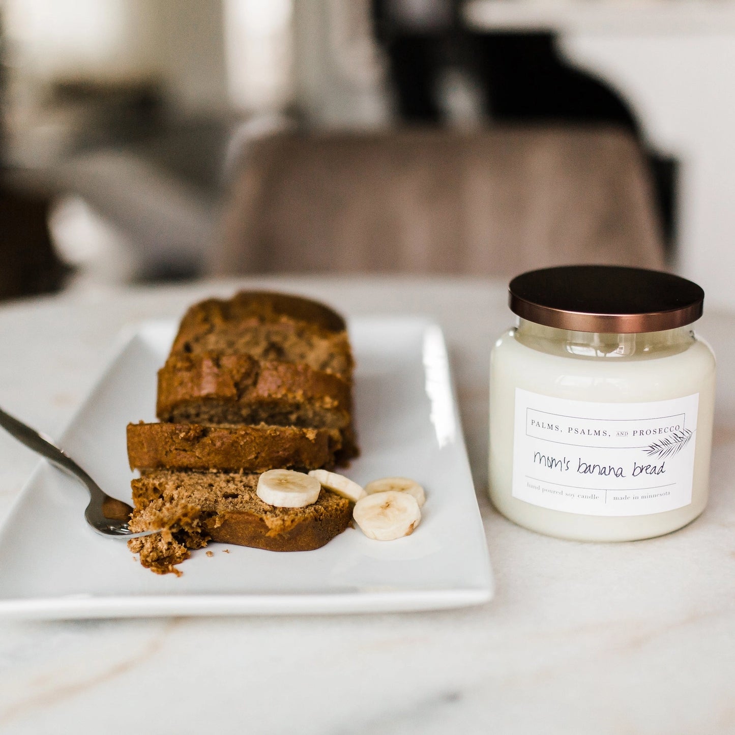 Mom's Banana Bread Soy Candle | Multiple Sizes