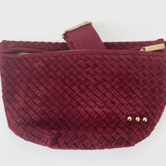 Suede Westlyn Woven Bum Bag - Multiple Colors