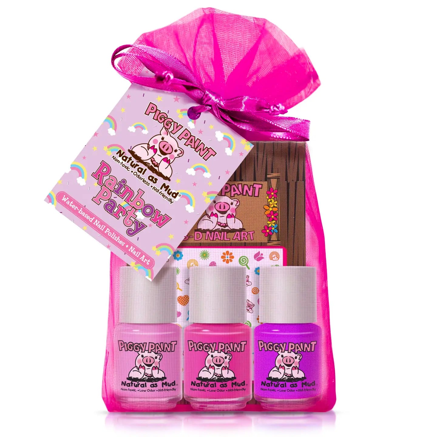 Rainbow Party Non-Toxic Kids Nail Polish Set