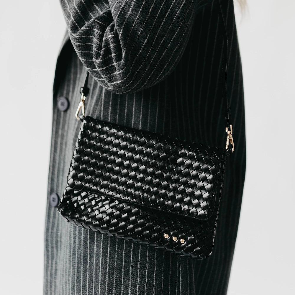 Wrenlee Woven Flap Crossbody | Multiple Colors