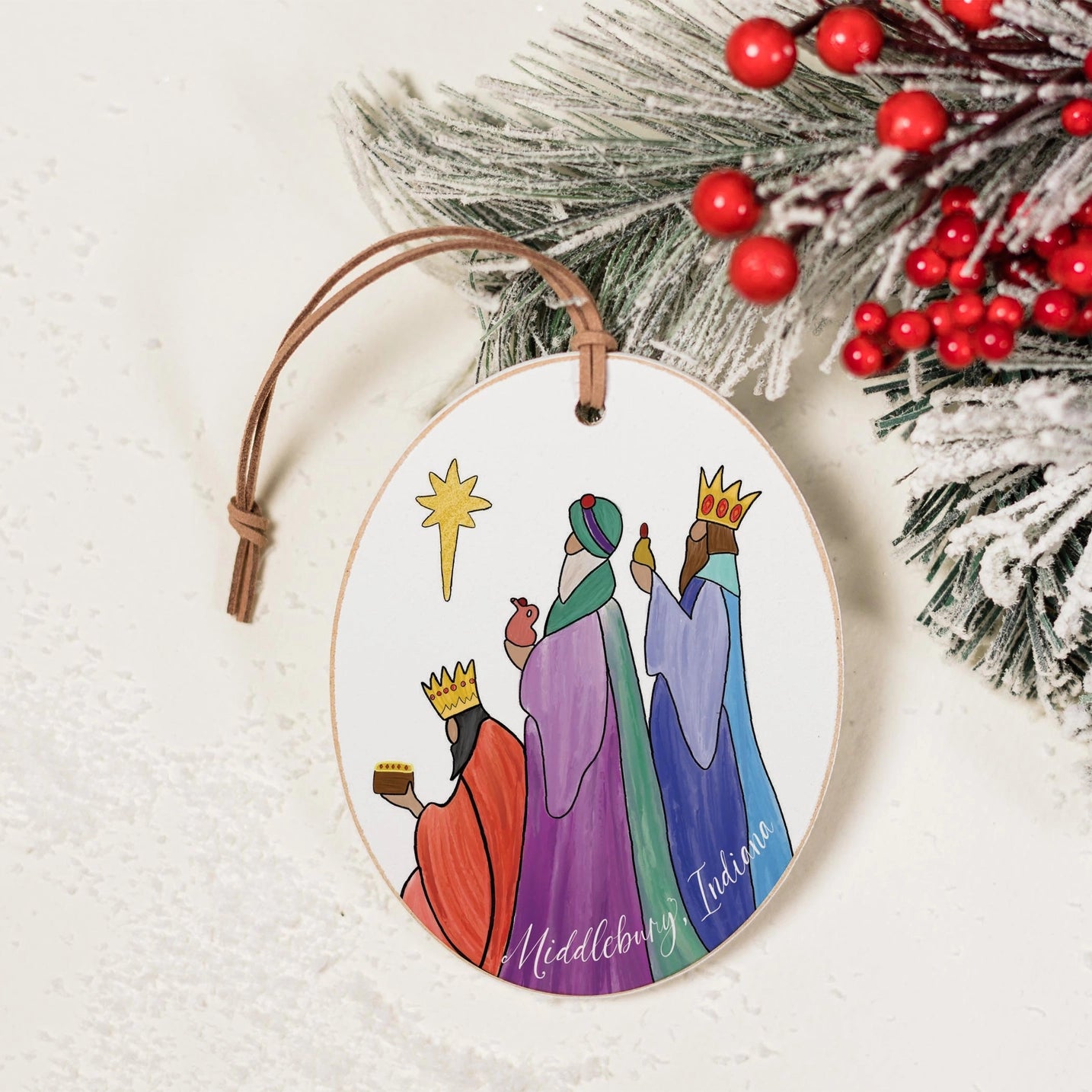 Three Wise Men Christmas Ornament - Middlebury, IN