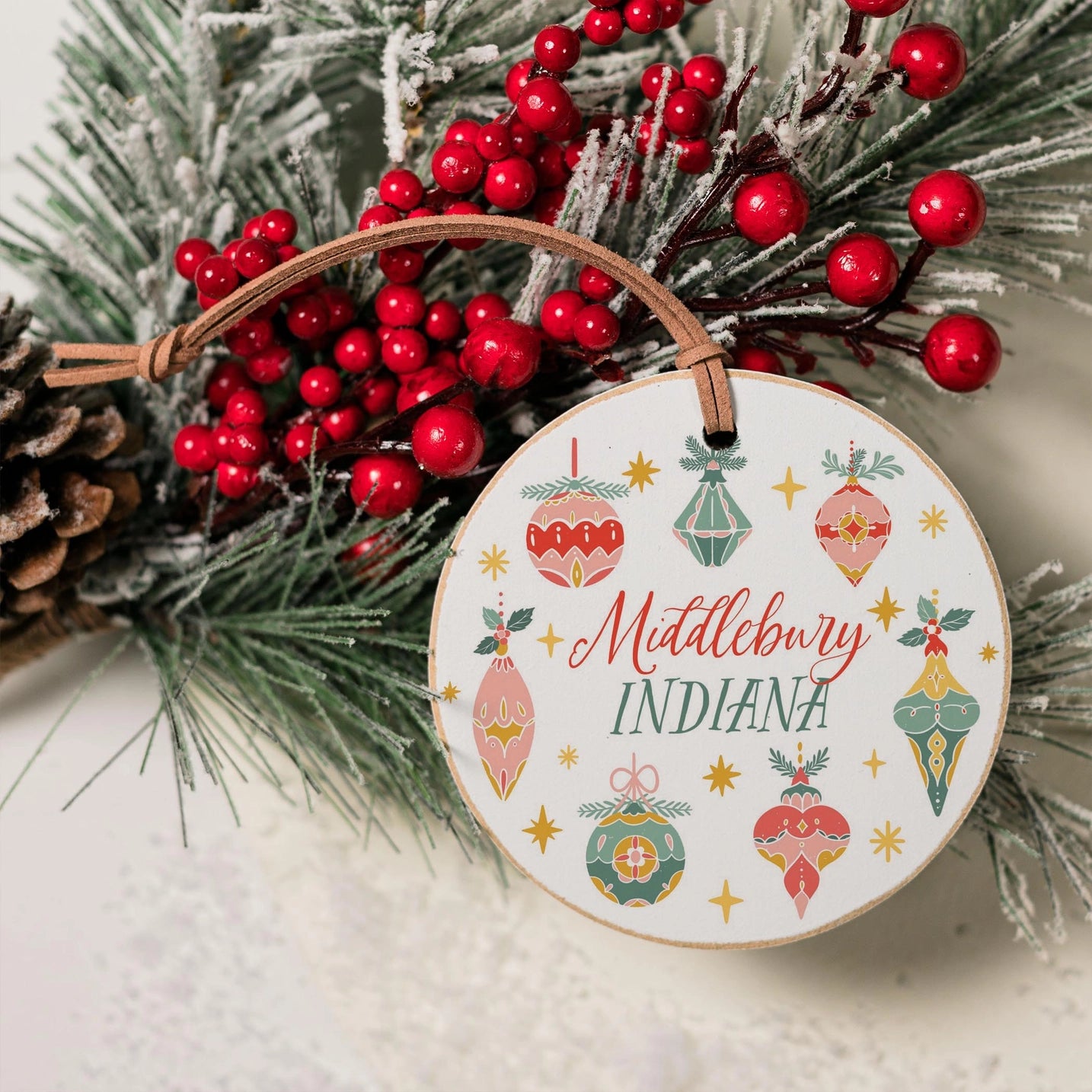 Fancy Christmas Ornament - Middlebury, IN