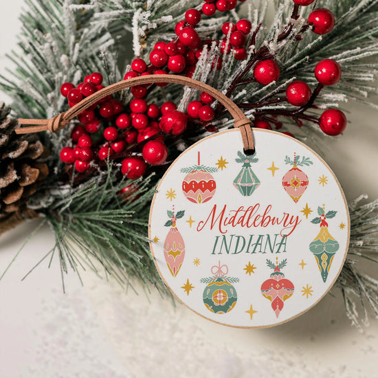Fancy Christmas Ornament - Middlebury, IN