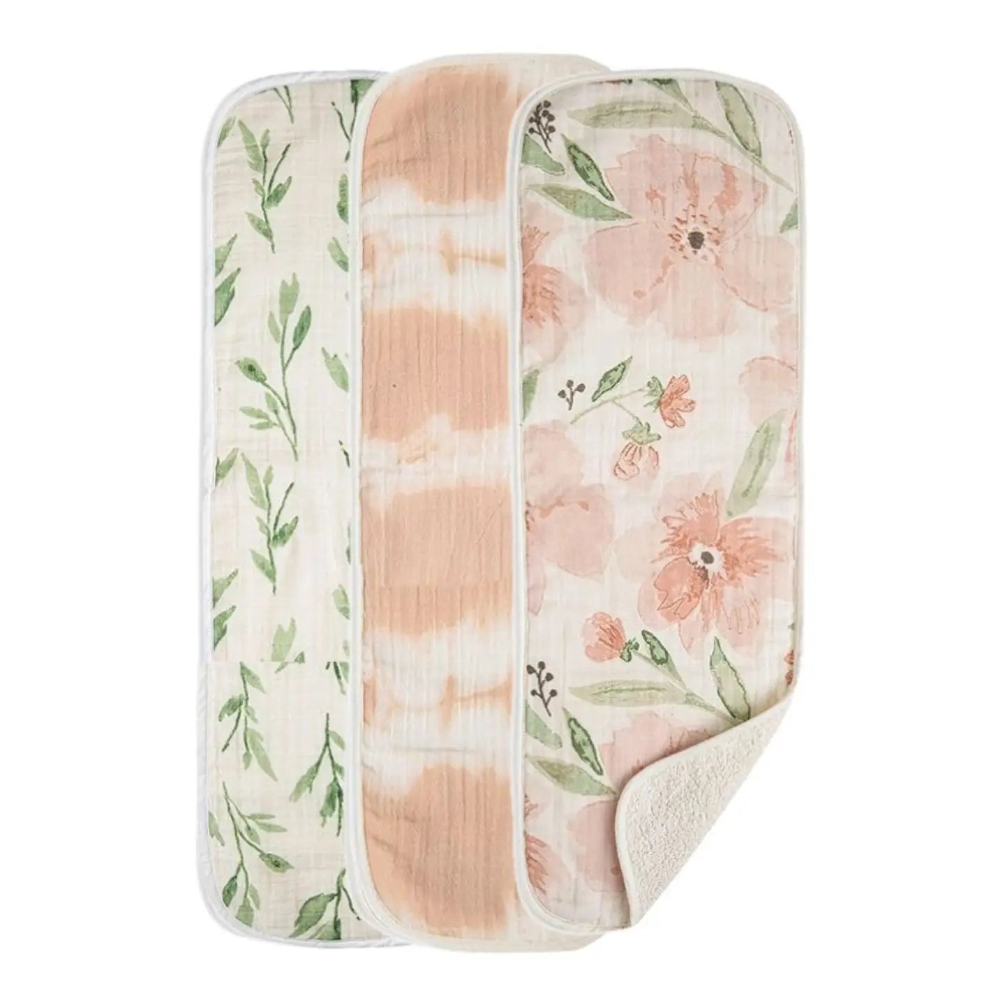 Parker Floral 3-pc. Burp Cloth Set