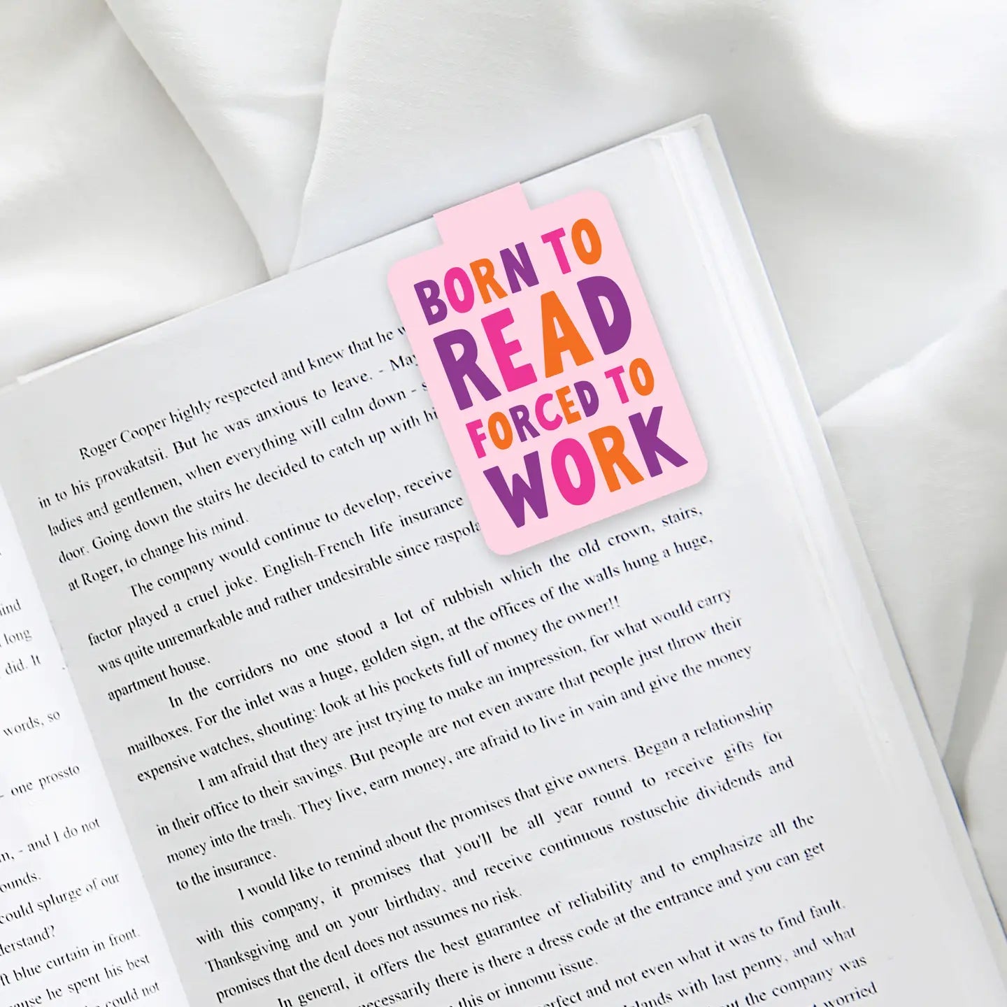 Born To Read - Magnetic Bookmark