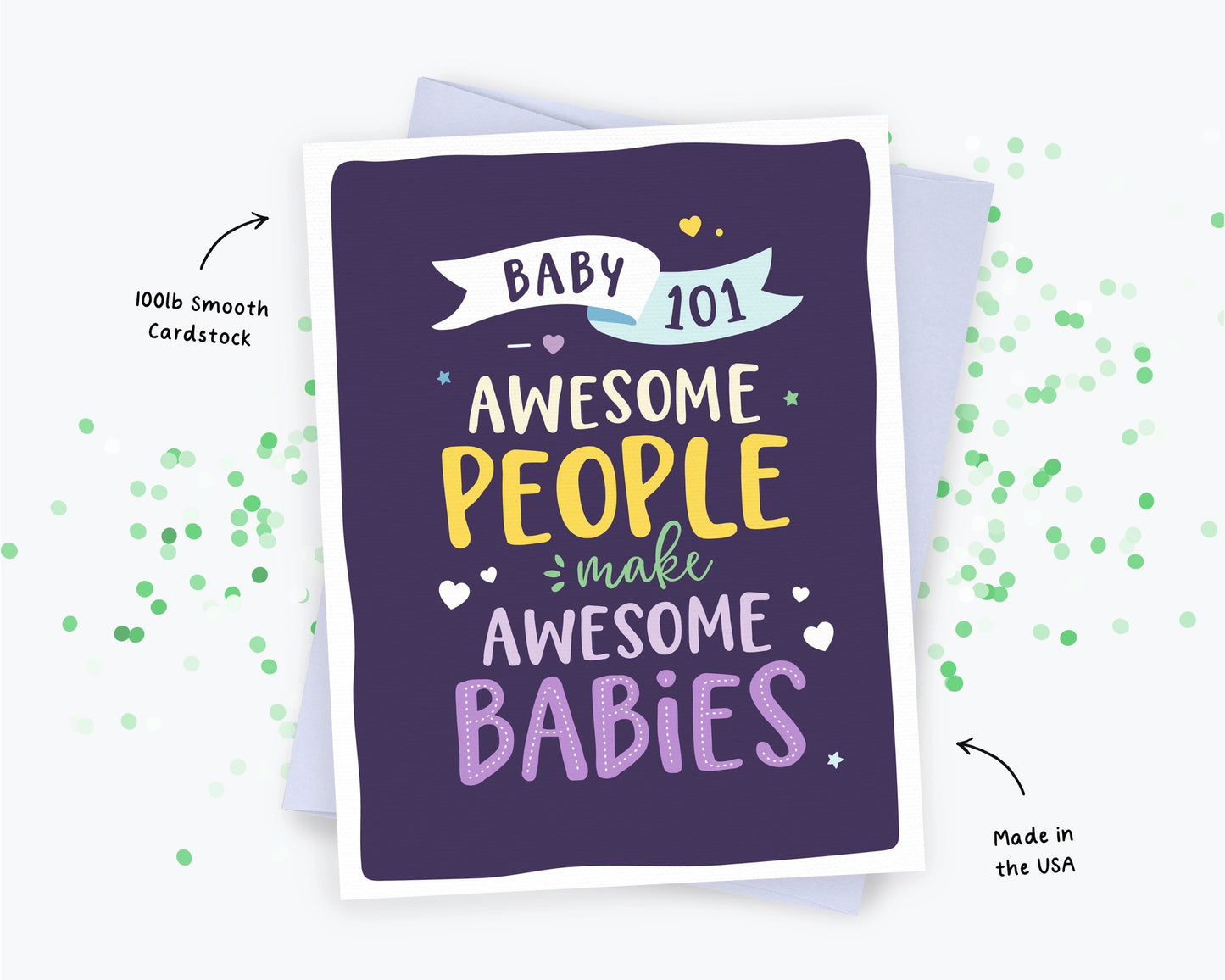 Awesome People Make Awesome Babies Card