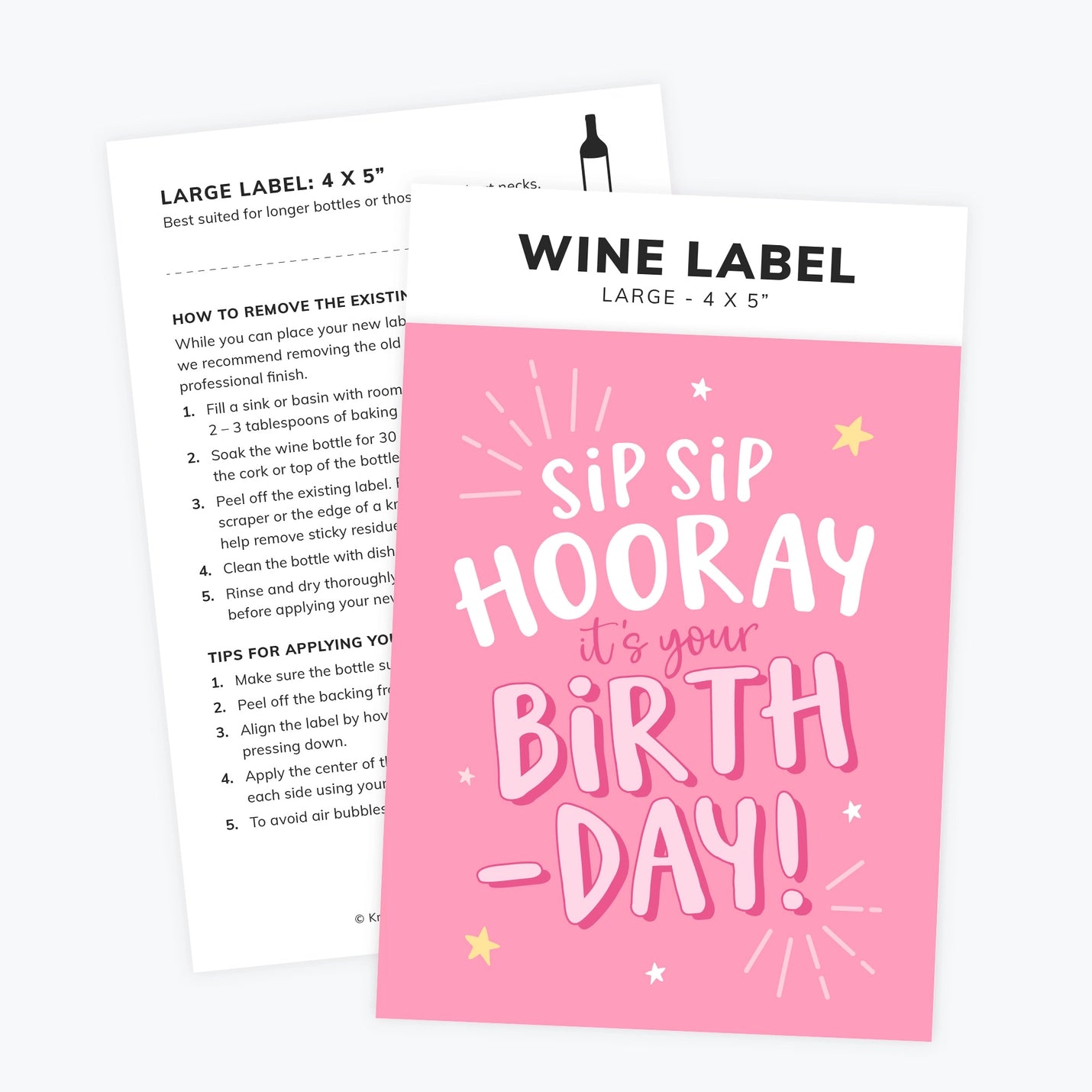 Wine Label - Multiple