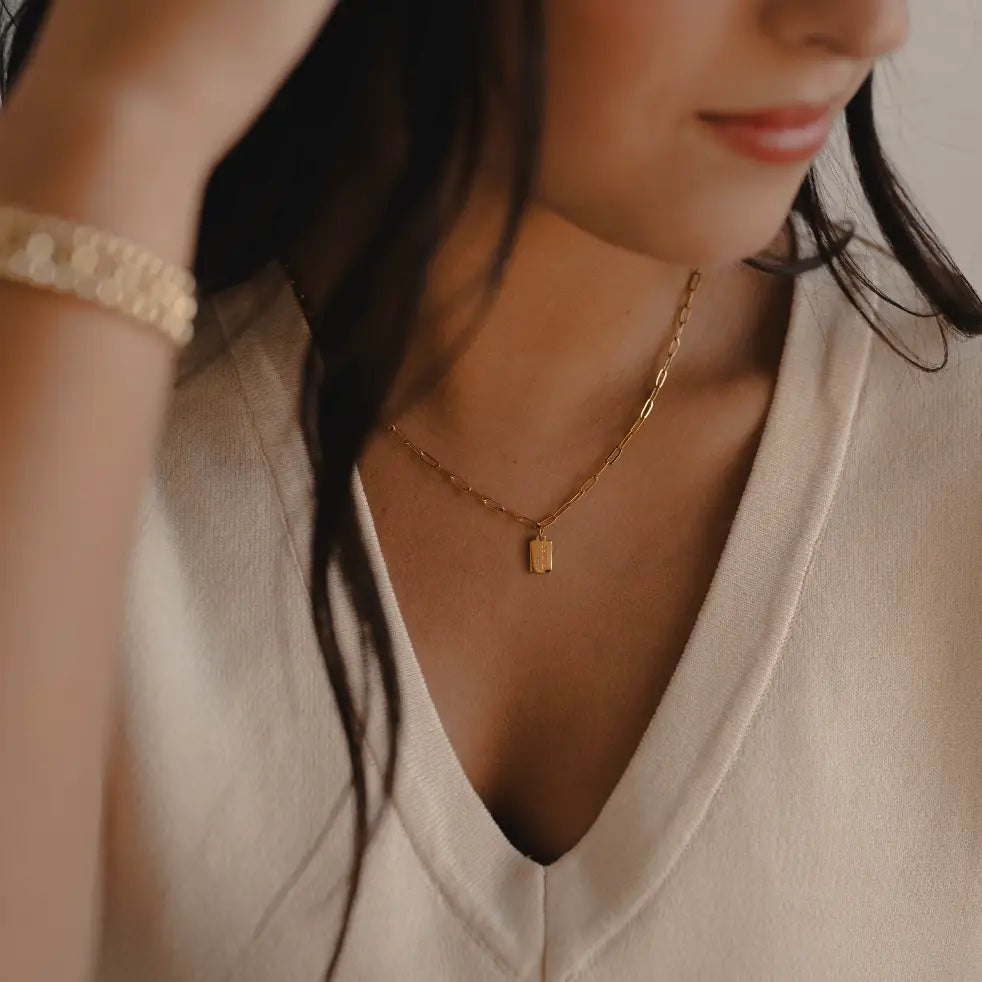 All Things Mini Tag Necklace