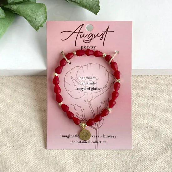 Botanical Birth Flower Bracelet