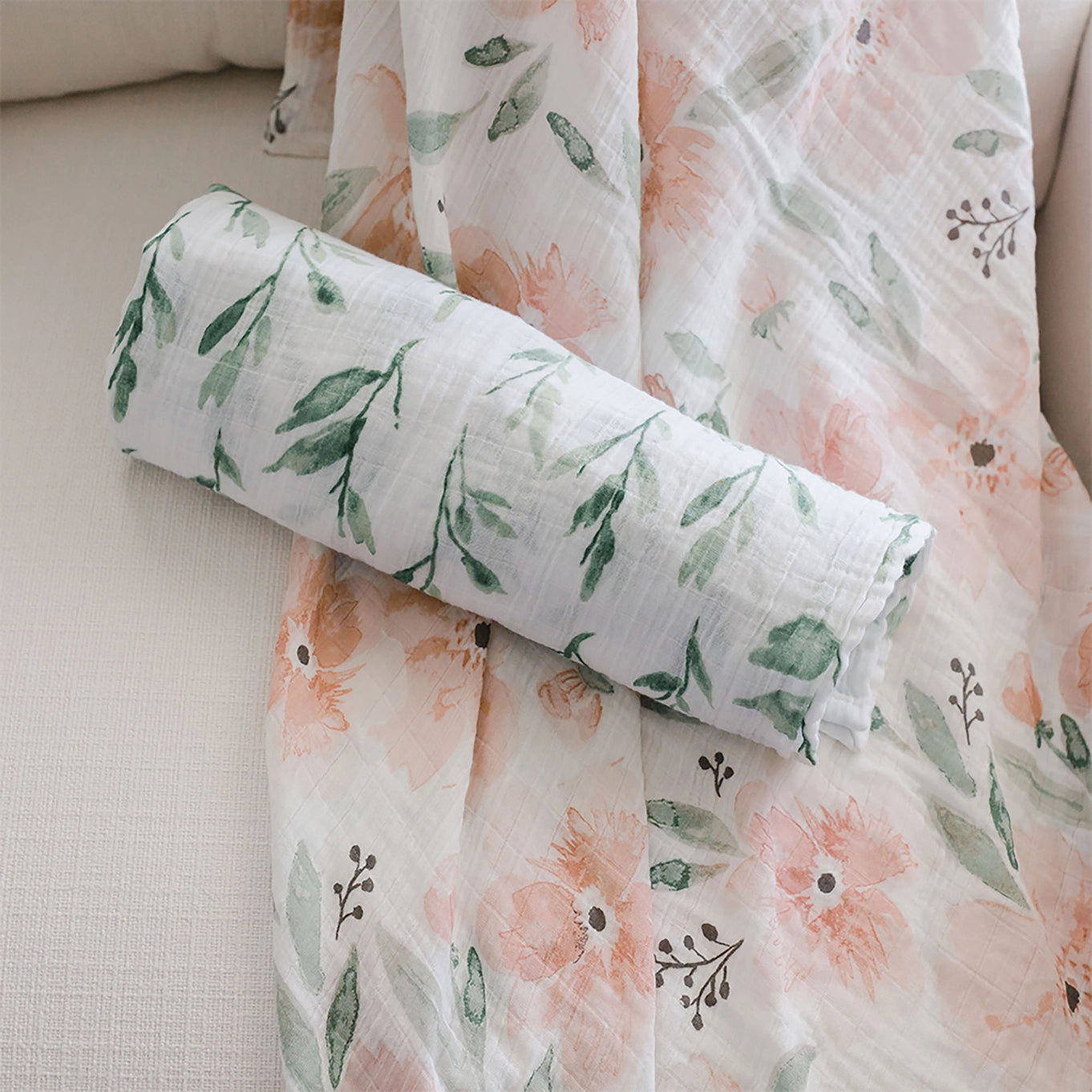 Parker Floral 2-pc. Swaddle Set