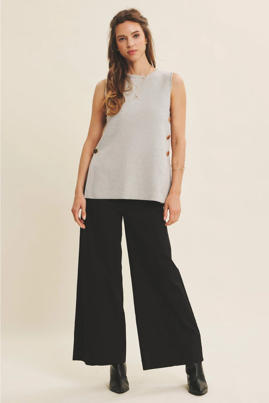 Everyday Essential  Wide-Leg Pants | Black