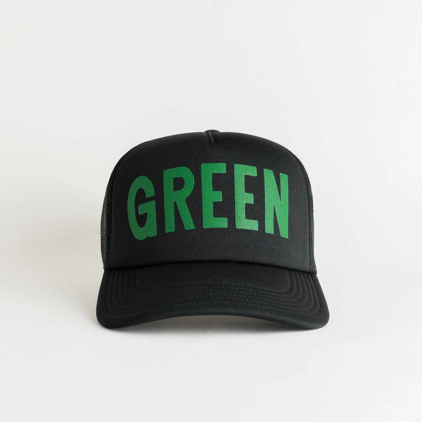Load image into Gallery viewer, Green Trucker Hat - Black

