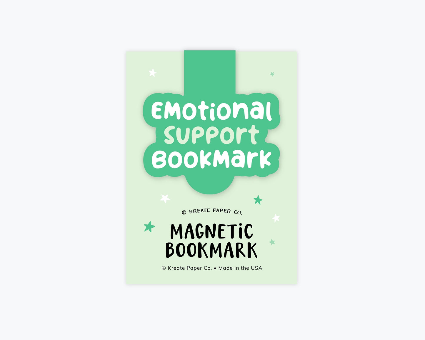 Emotional Support Bookmark - Magnetic Bookmark