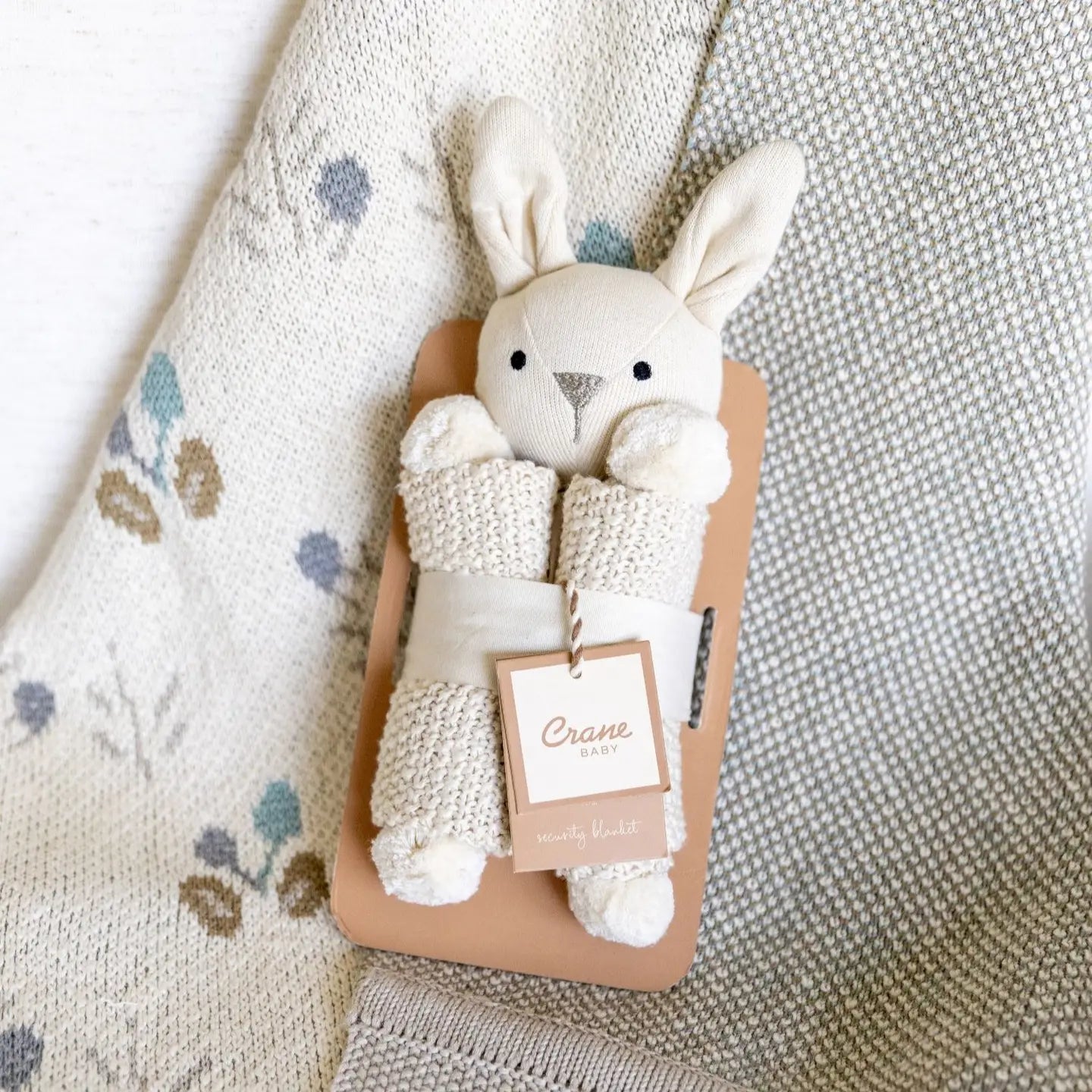 Ollie the Bunny - Organic Lovey Blanket