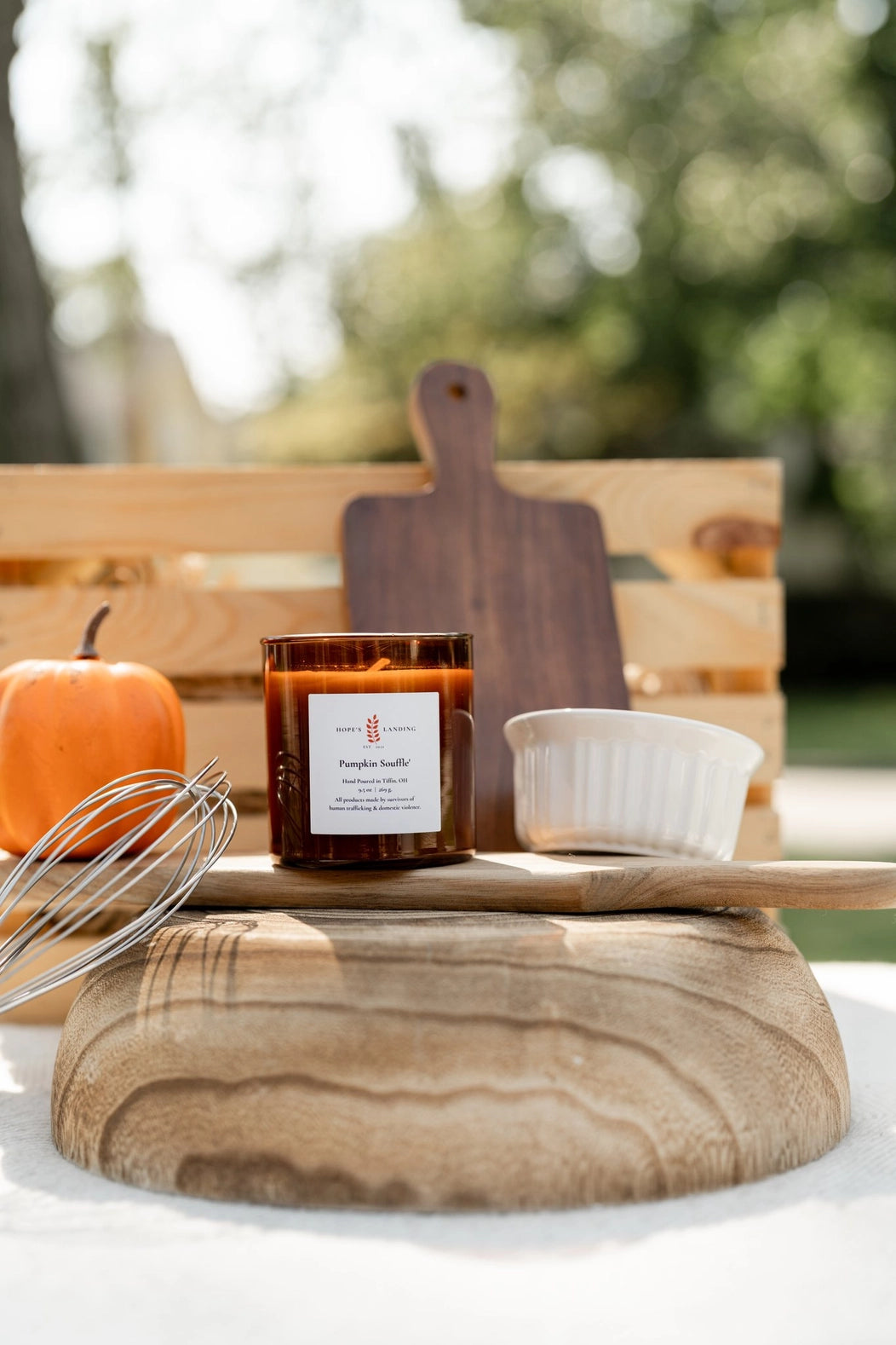 Pumpkin Soufflè Candle - Multiple Sizes Available