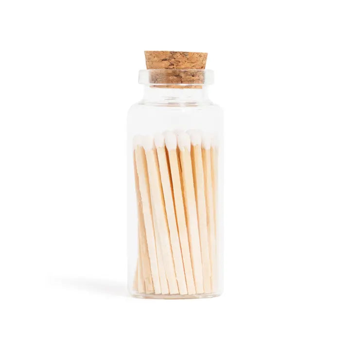 Matches in Corked Glass - Multiple Colors