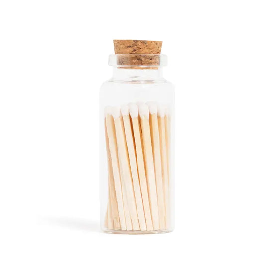 Matches in Corked Glass - Multiple Colors