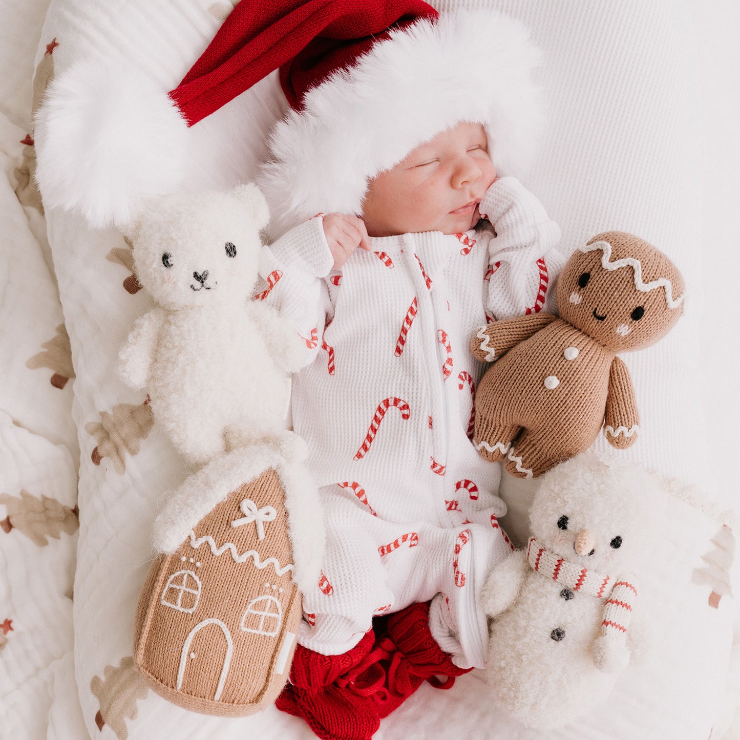Baby Snowman | Candy Cane Scarf