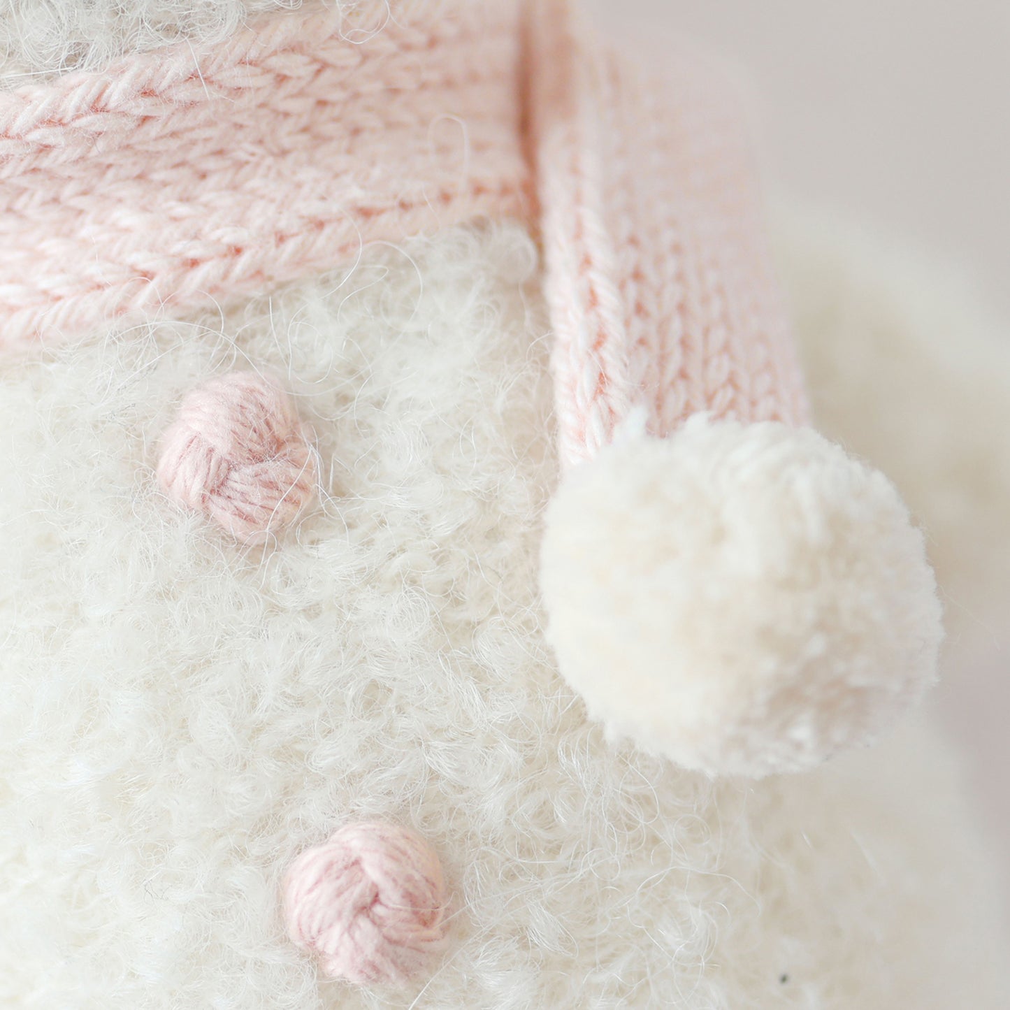 Baby Snowman | Blush Scarf