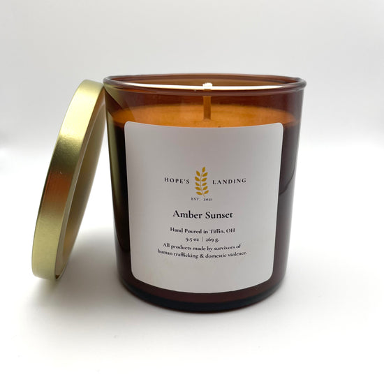 Amber Sunset Candle - Multiple Sizes Available