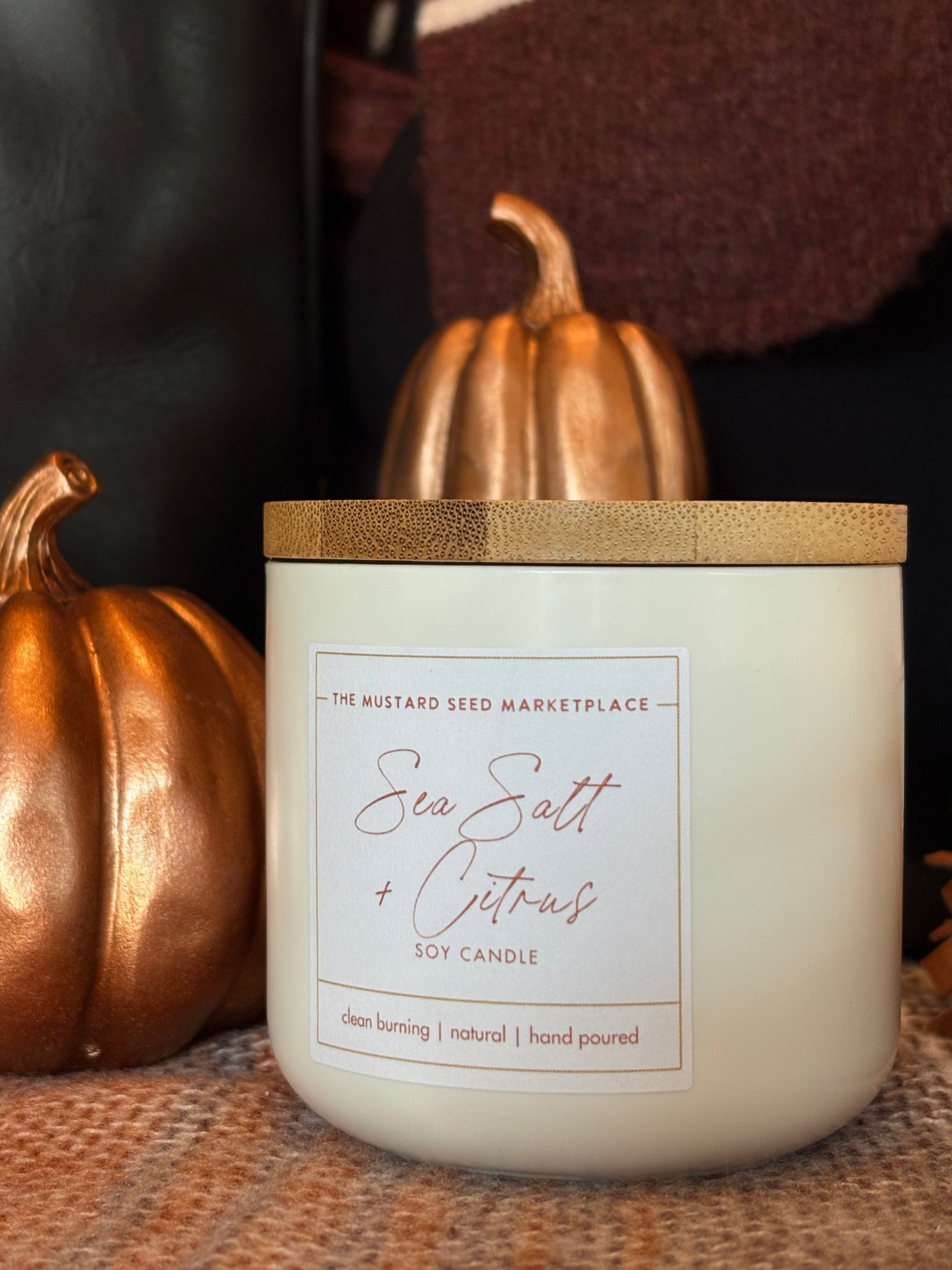Sea Salt + Citrus TMSM Candle - 8oz
