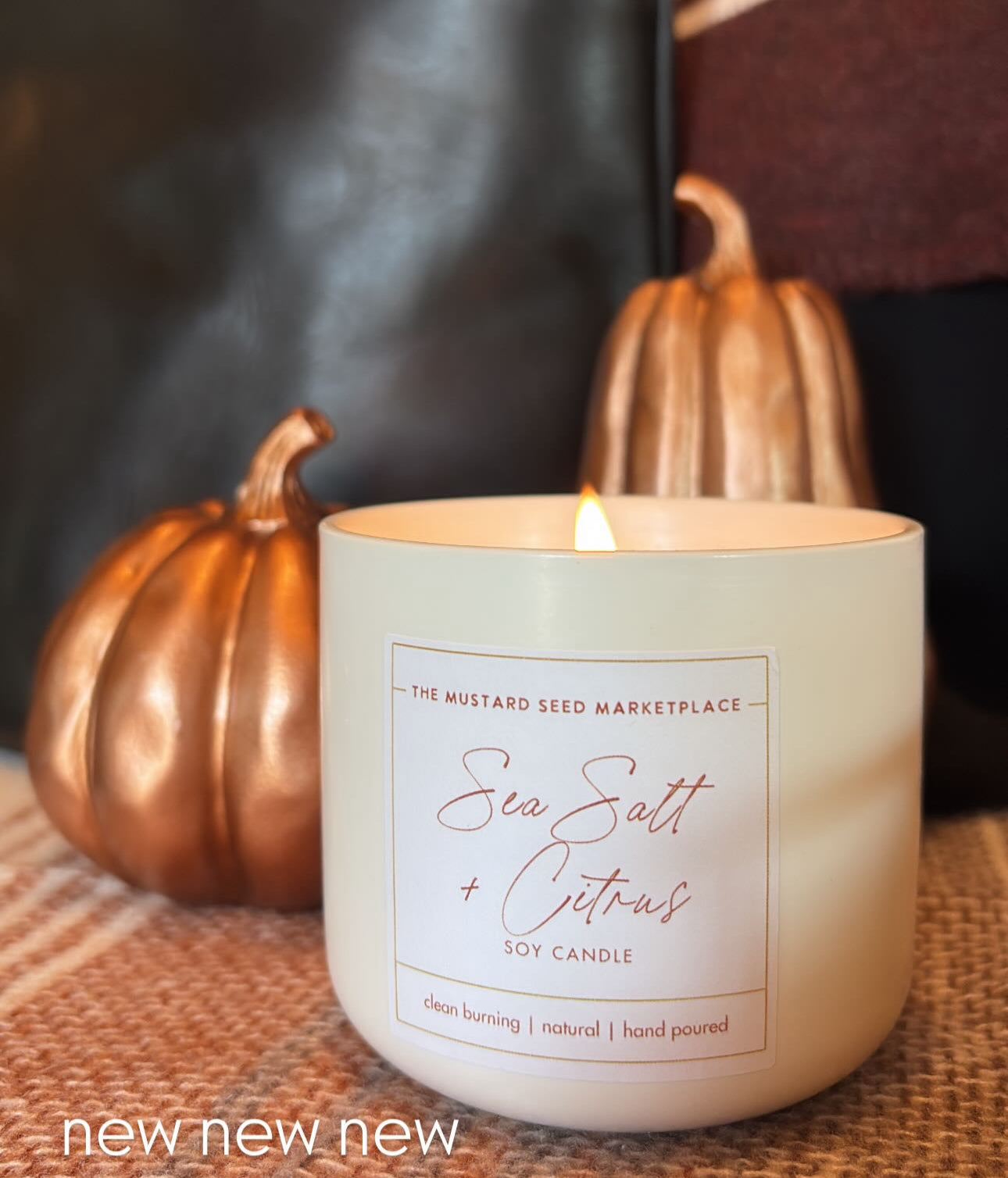 Sea Salt + Citrus TMSM Candle - 8oz