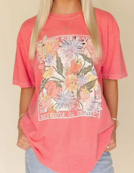 Blooming with Purpose Tee