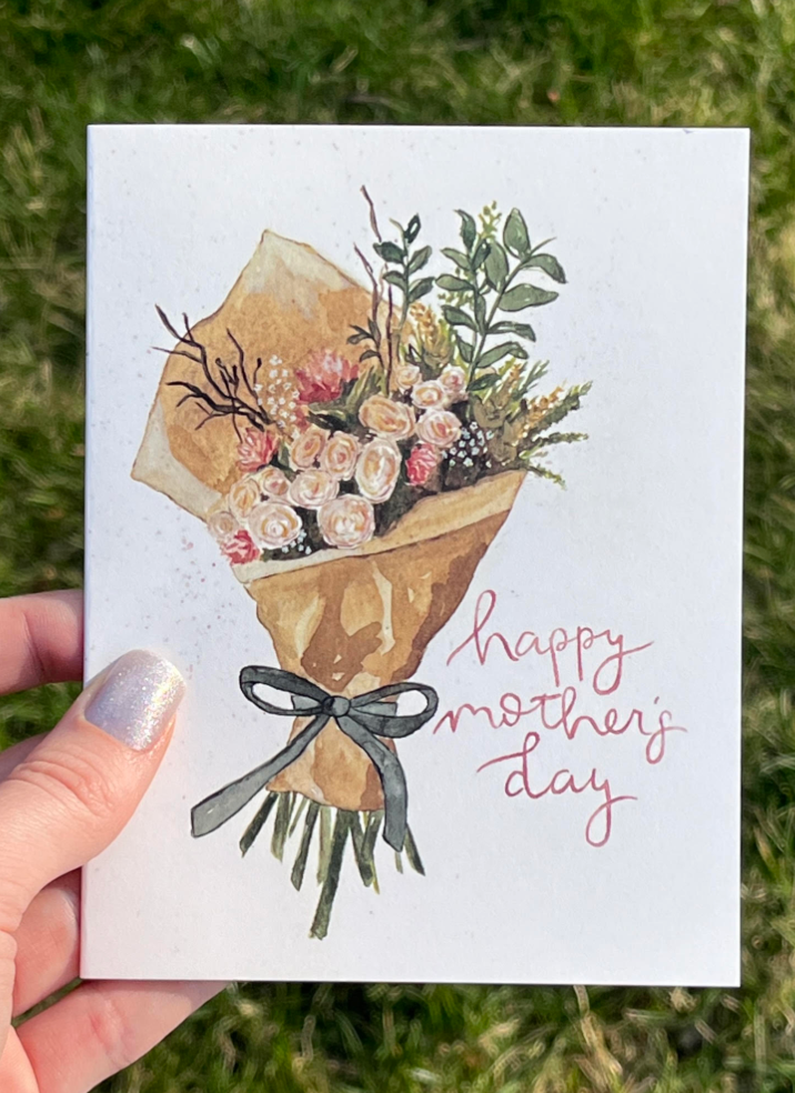 Large Watercolor Greeting Cards (5.5" x 4.25")