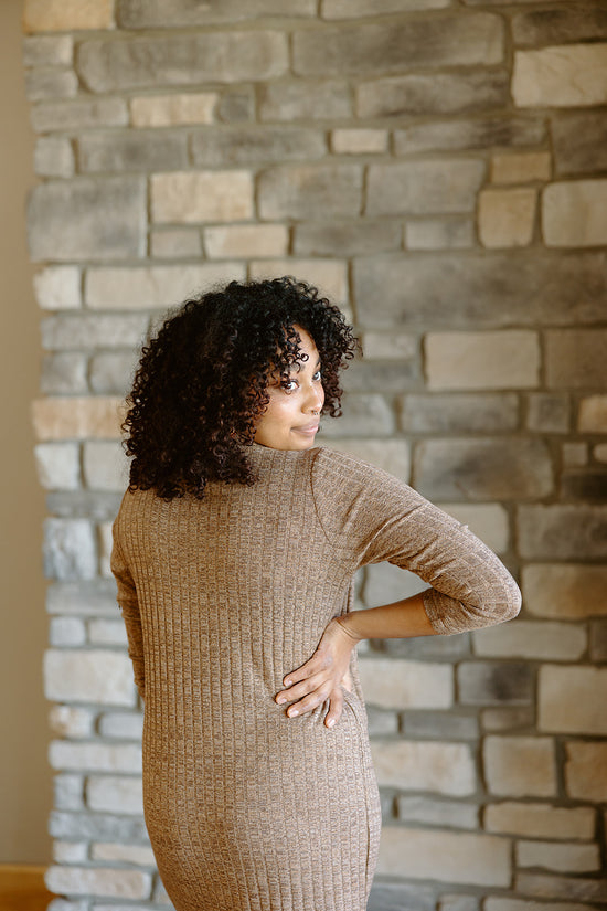 Turtleneck Dress - Cedar