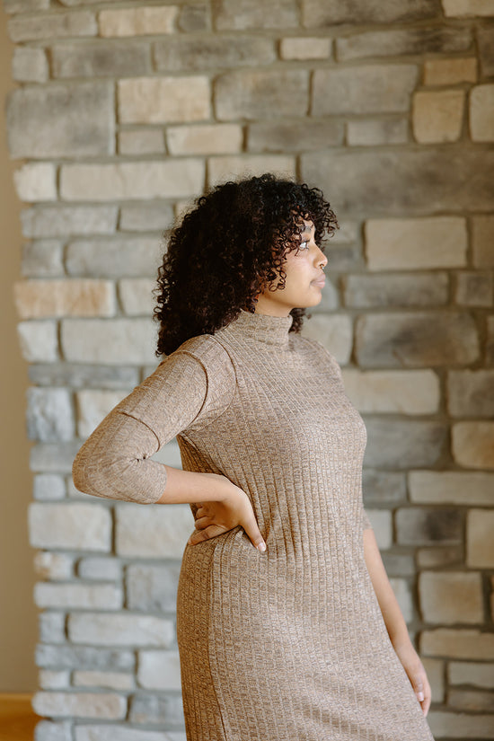 Turtleneck Dress - Cedar