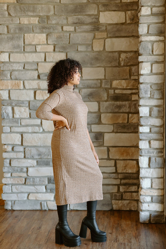 Turtleneck Dress - Cedar